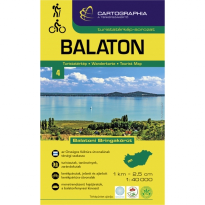 Cartographia Balaton turistatérképe (Balatoni kerékpárút)