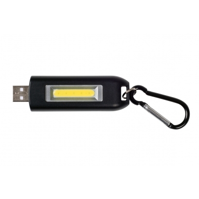 Basic Nature LED világító kulcstartó USB töltővel