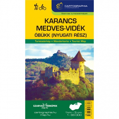 Cartographia Karancs, Medves-vidék,Óbükk (nyugat) turistatérkép