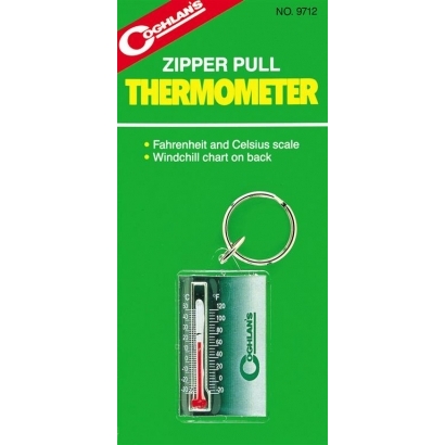 Coghlans Zipper Pull Thermometer cipzárra akasztható hőmérő