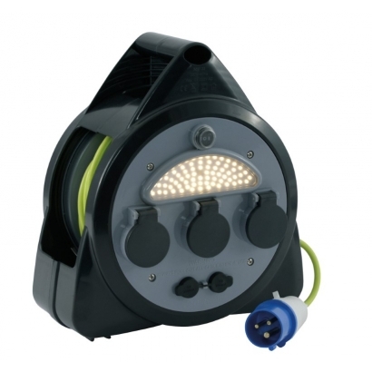 Outwell 3way Roller Kit kemping hálózati elosztó LED világítással