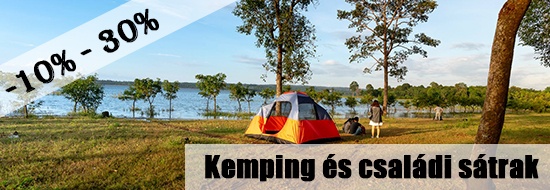 Kemping és családi sátrak